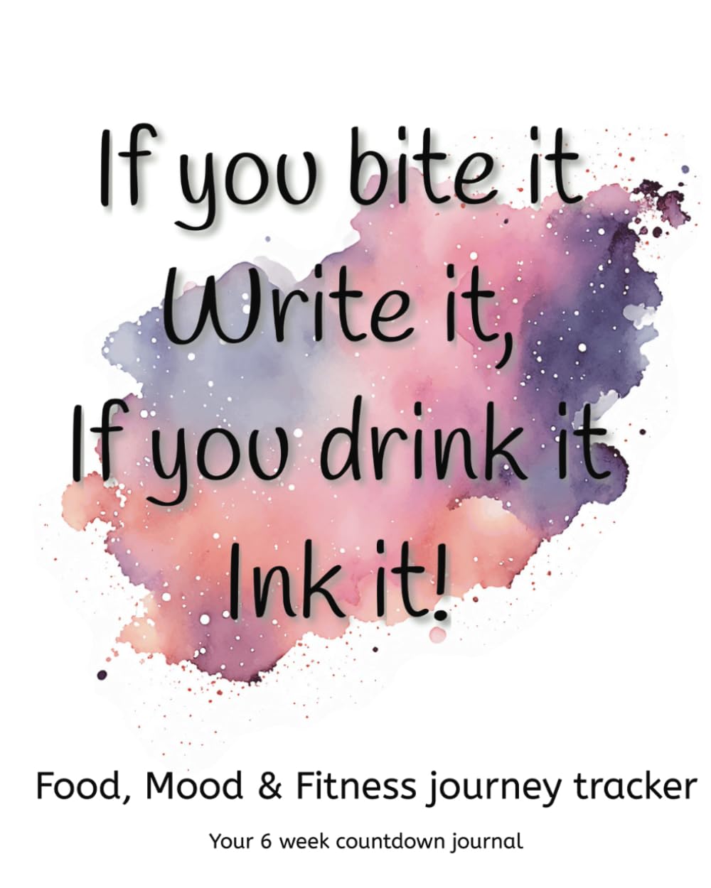 Food/diet diary, weight loss wellness journal to support a 6 week countdown: (Slimming World Compatible)