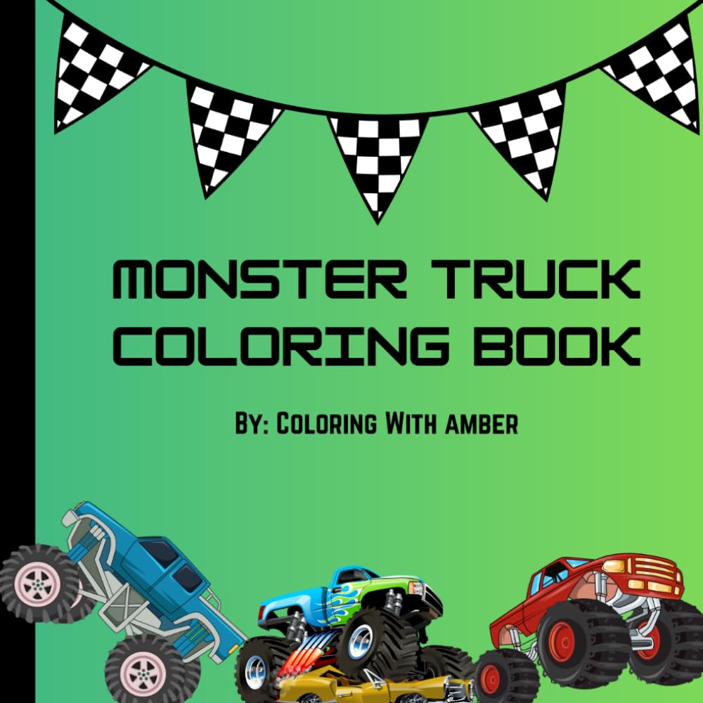 Monster Truck Coloring Book