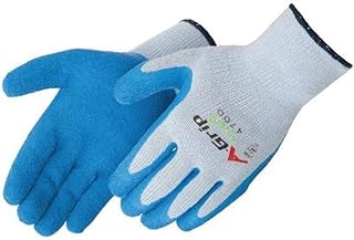 Liberty A-Grip Latex Premium Textured Palm Coated Seamless Knit Glove, X-Large, Blue (Pack of 12)