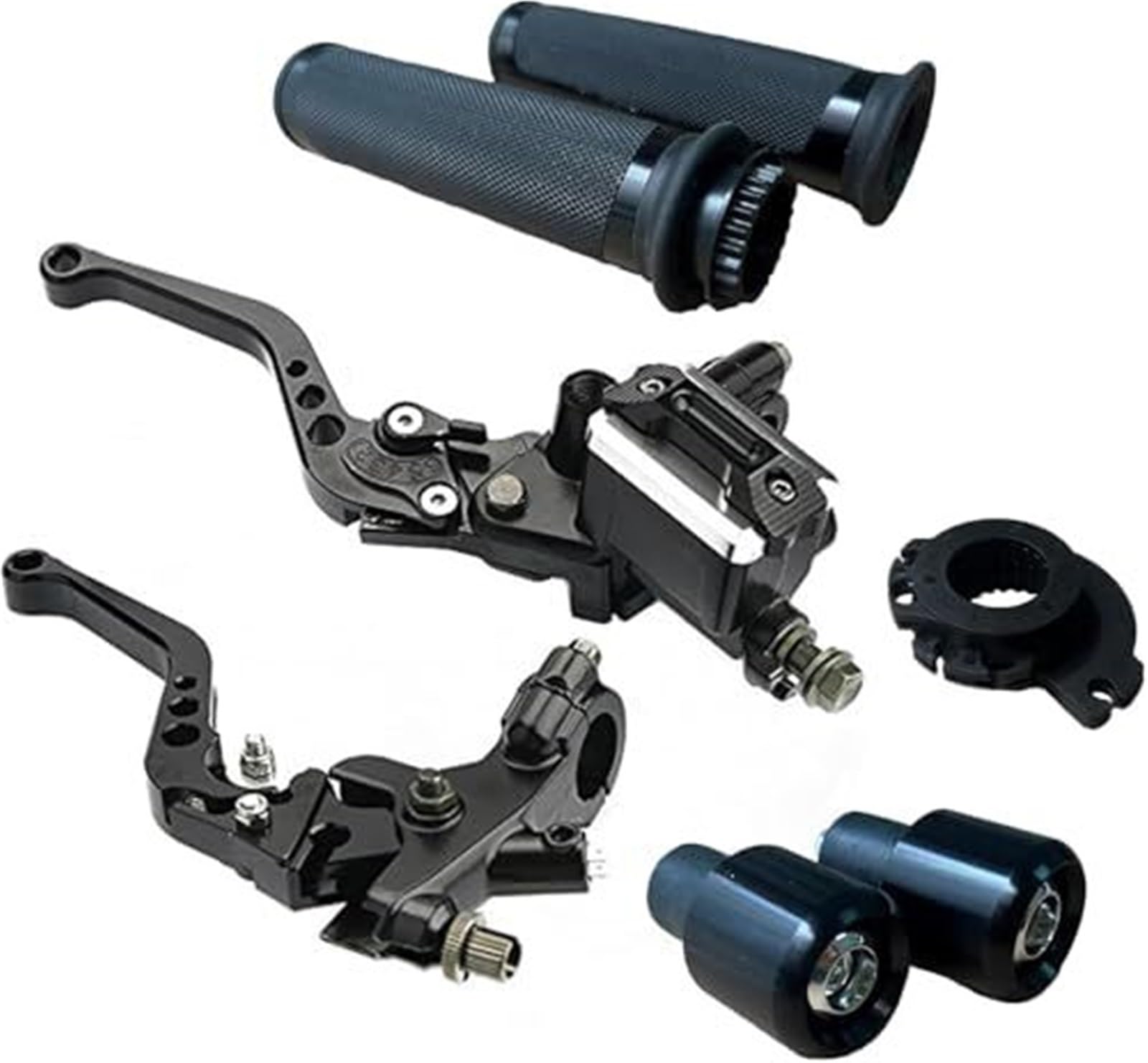 Leviers de frein et d'embrayage universels moto avec maître-cylindre 7/8"