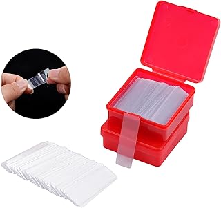 Umichen Reusable Double Sided Adhesive Tape 120PCS Transparent Tape Traceless Washable Clear Grip Tape Mounting Sticky Tape for Photo Walls Poster Spring couplets Floors Carpets Rugs