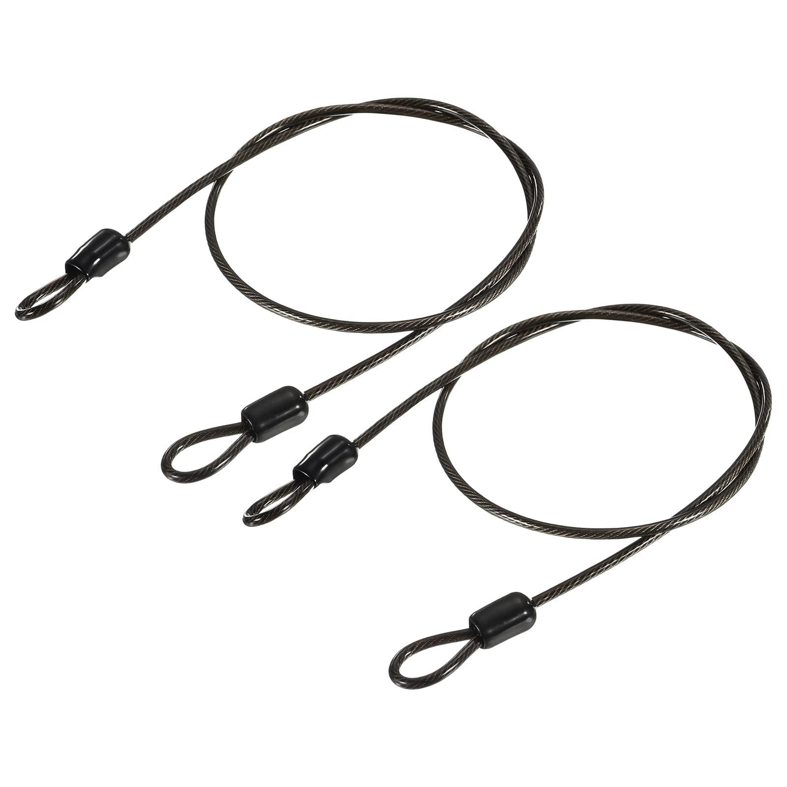 TOP-VIGOR 2Pcs Security Steel Cable