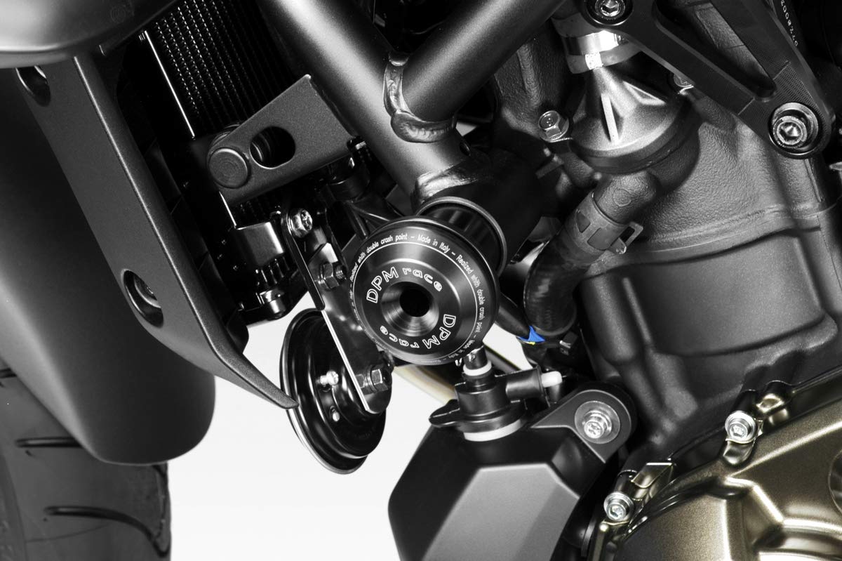 MT 07 FZ07 2014/17 - Cadre Coulisses 'Warrior' (R-0737) - Aluminium Protection Anti-chute Crash Barre Coque - Visserie Incluses - Accessoires De Pretto Moto (DPM Race) - 100% Made in Italy