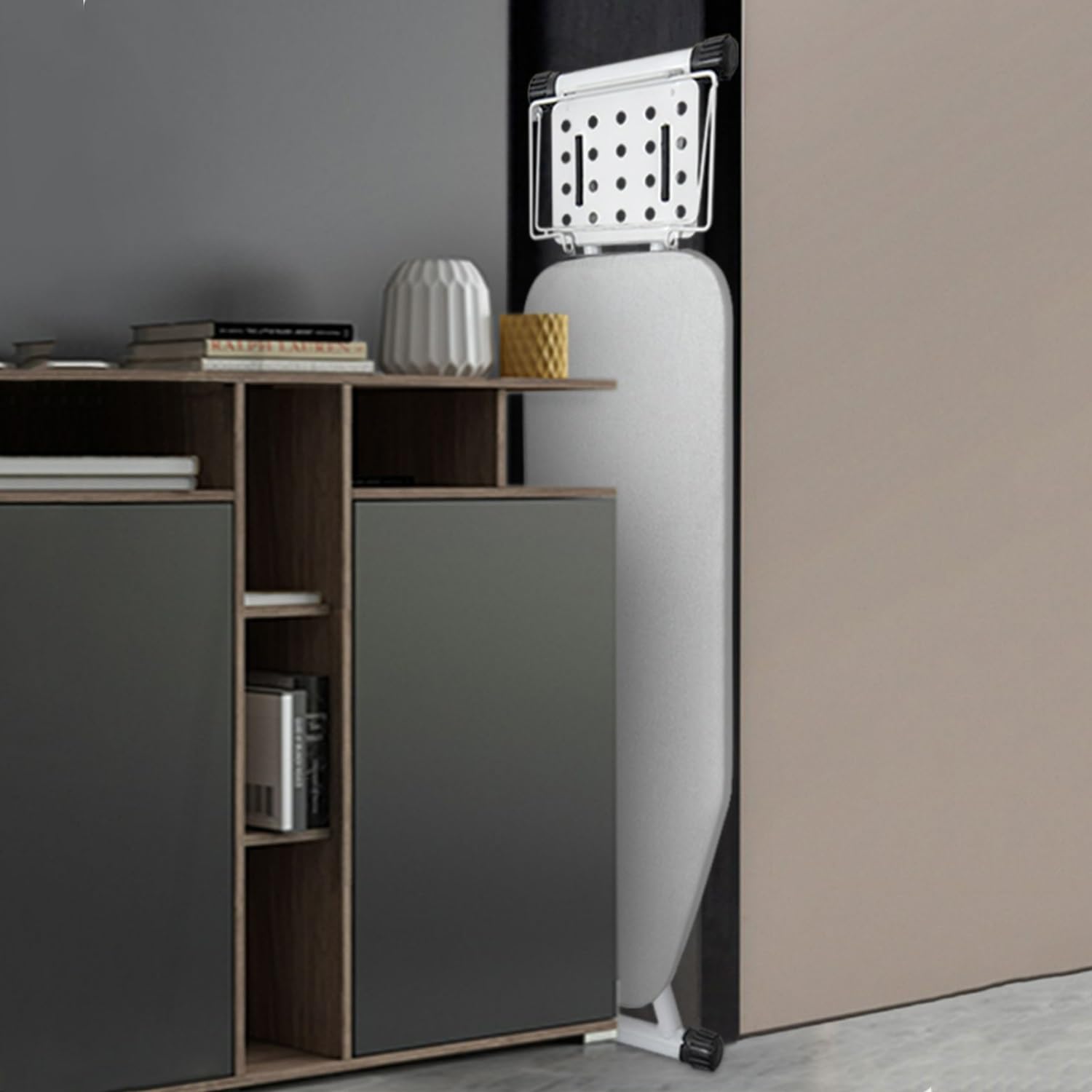 Iron Board Full Size, 48.4 X 12.2IN with Iron Stand Easy