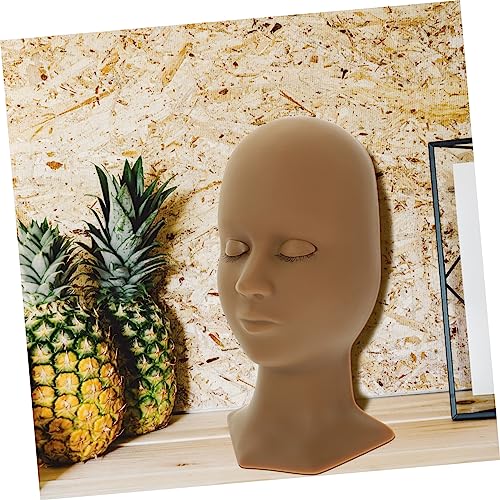 Mannequin silicone extensions de cils avec yeux remplaçables VICASKY
