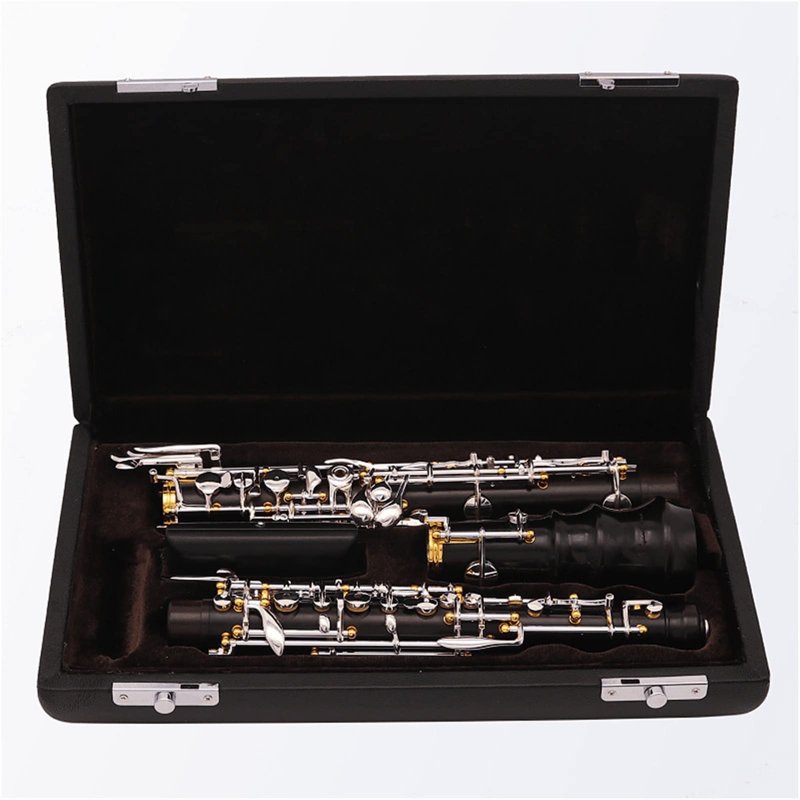Strumento Oboe Nuovo Advanced Oboe C Key Semiautomatic Wood Wood Oboe, Chiavi di Placcatura in Oro Principiante di Oboe