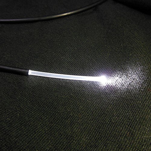 10' 2.5mm Fiber Optic Lighting Solid Core End Glow Cable Core Diameter 2.5mm Overall Diameter 4.0mm