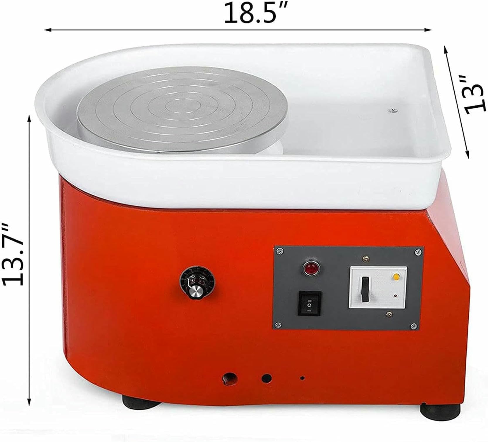 Macchina per Formazione di Argilla in Ceramica in Ceramica, Macchina per Sedie A Rotelle in Ceramica da 25 Cm, Macchina Elettrica Elettrica da 350 W Fai da Te per Opere Artistiche di