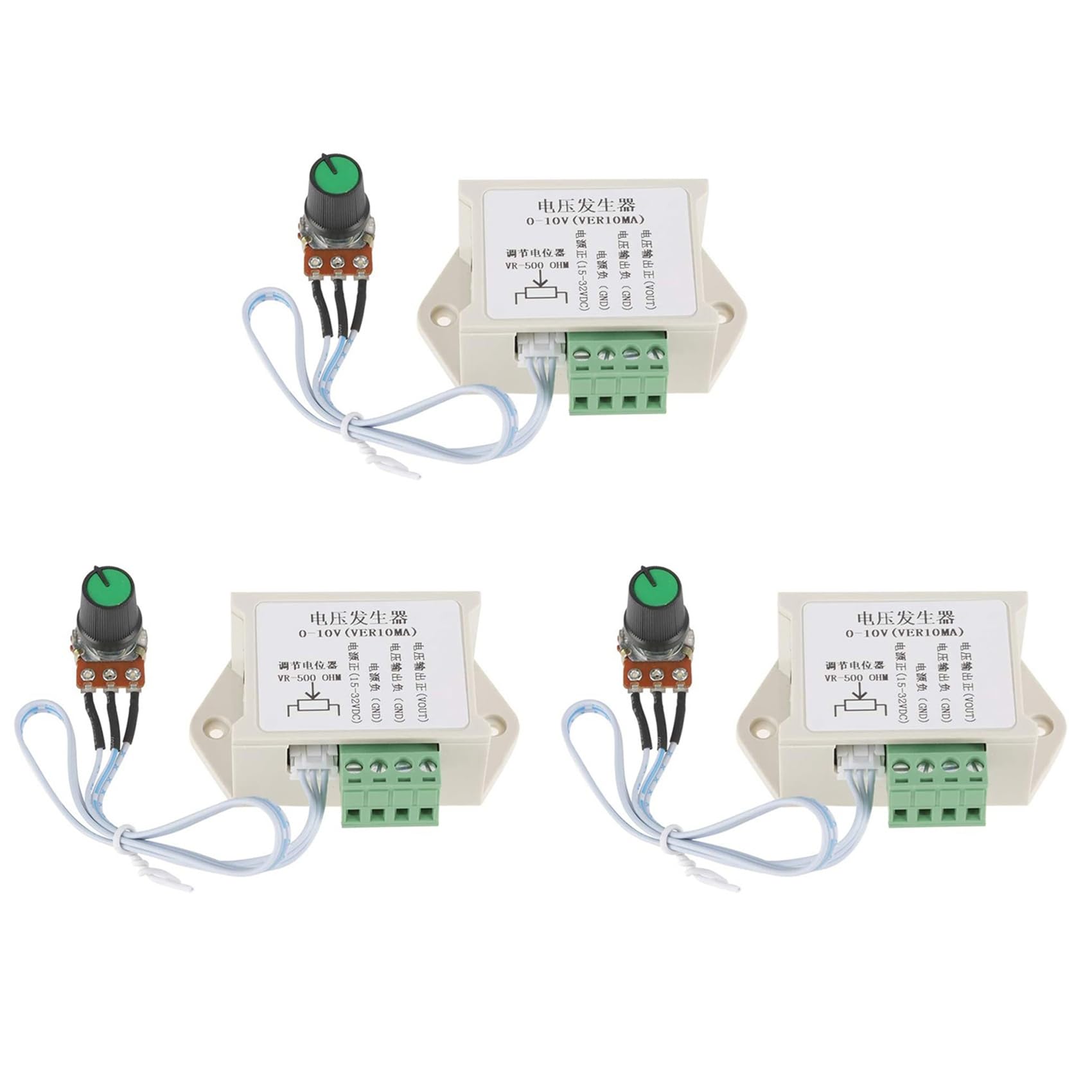 Jnchdghwa White 3X Dc Voltage Generator Module 0-10V 10Ma Adjustable Analog Voltage Signal Generator Used For Plc Mcu