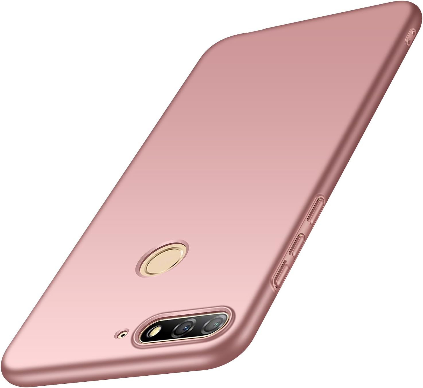 Avalri Huawei Y7 Prime 2018 Case, Ultra Thin Anti-Fingerprint and Minimalist Hard PC Cover for Huawei Y7 2018 / Huawei Nova 2 Lite (Silky Pink)
