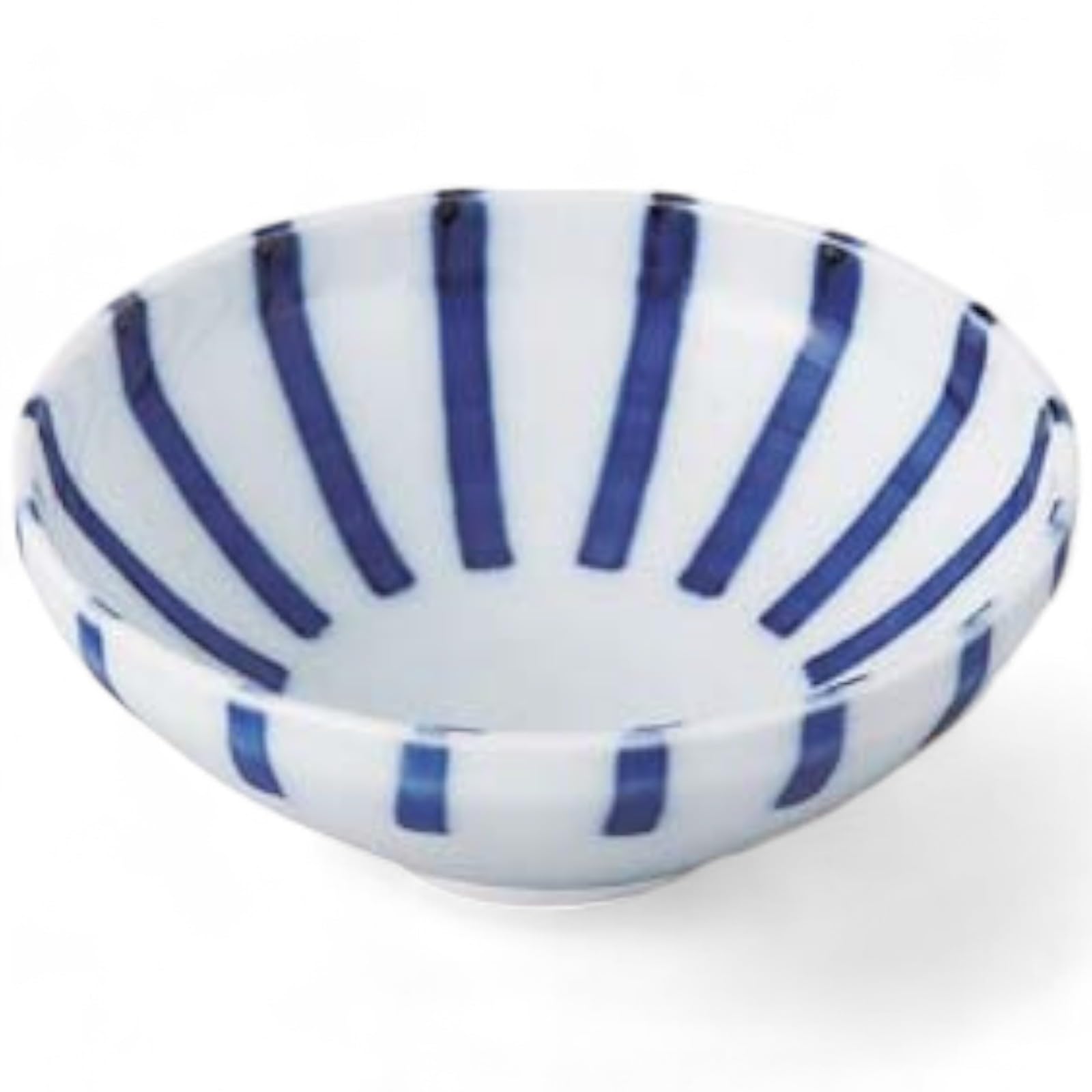 ???(Sho Bifu) Takumikaze Arita Ware 3.1 inches (8 cm) Serving Plate, Navy Blue Tokusa Sake Cup, Small Included, Made in Japan