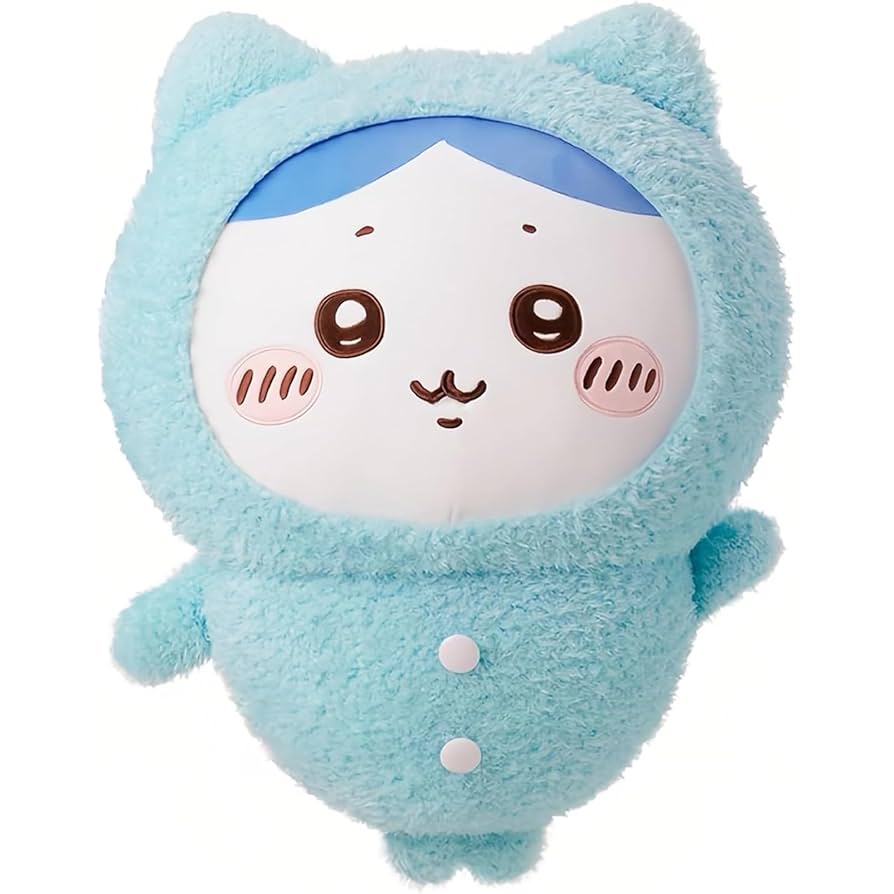 はちわれ BIGぬいぐるみ&大きめマスコット ちいかわ スポーツ刈りなハチワレ 超BIGぬいぐるみ | 商品紹介