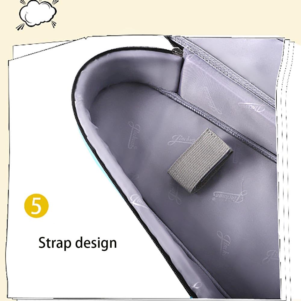 Sac à dos pour ukulélé 12 mm d'épaisseur en tissu Oxford rembourré pour ukulélé de concert 23/24 pouces Sac de concert pour guitare à 4 cordes (rouge)