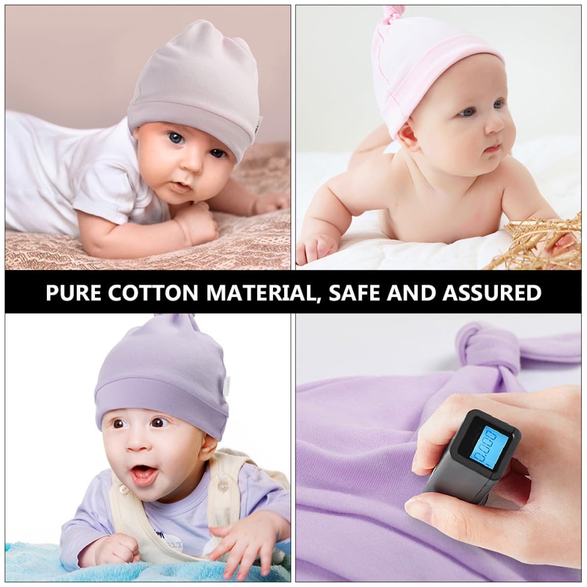 VALICLUD Tappo Pneumatico Disossato per Bambini Cappello Caldo Invernale per Ragazze Cappello per Bambino Bandane di Cotone Caldo Cappello A Nodo Cappelli da Ragazzi Cotone