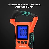 Vista 5 de KastKing Báscula de pescado, báscula digital flotante impermeable WideView, pantalla LCD grande de 2.5 pulgadas, capacidad de 110 libras, multimodo