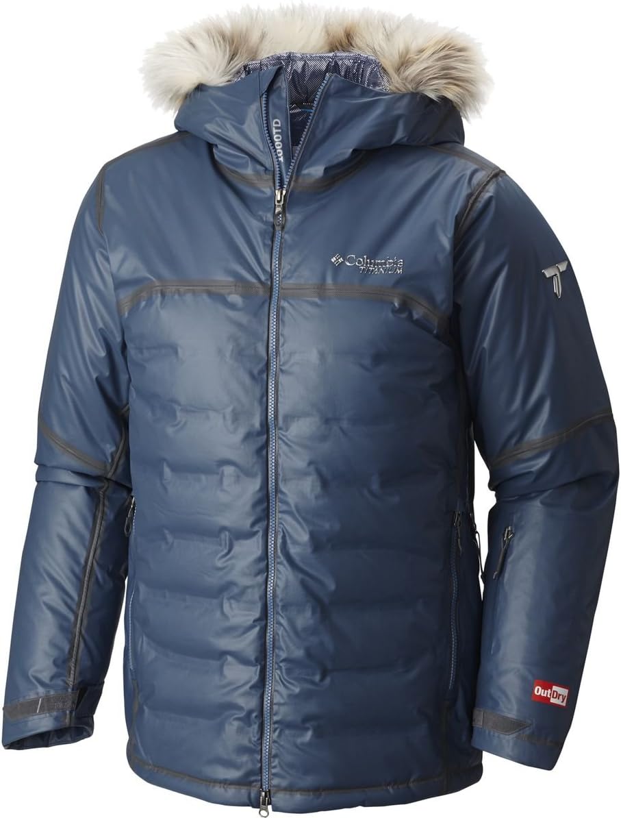 Columbia Men's Outdry Ex Diamond Heatzone Jacket, Night Tide, XL