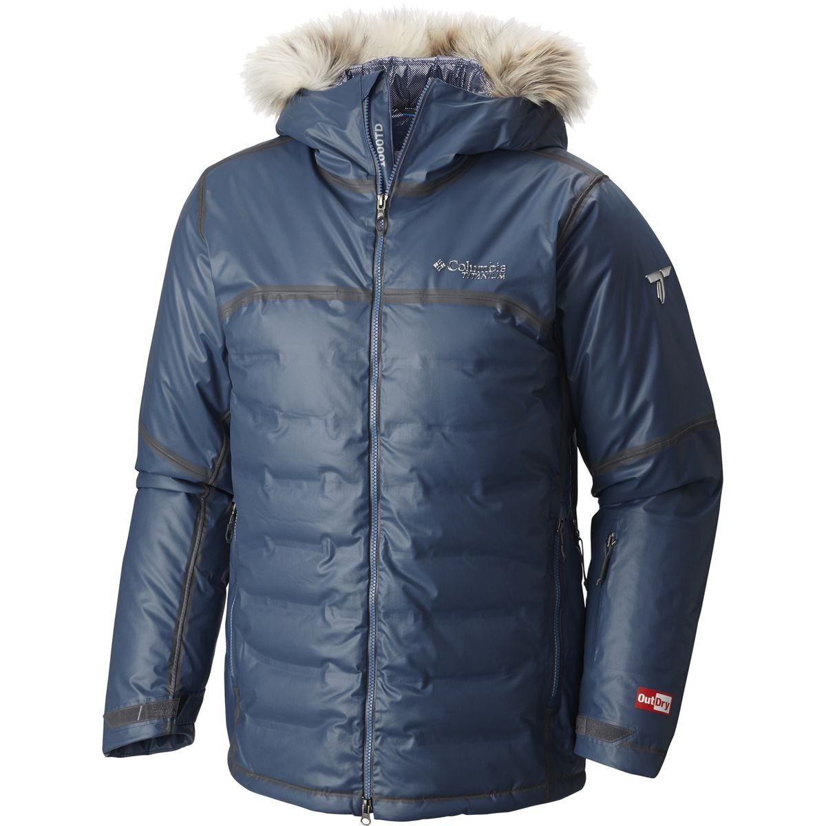 Columbia Men's Outdry Ex Diamond Heatzone Jacket, Night Tide, XL