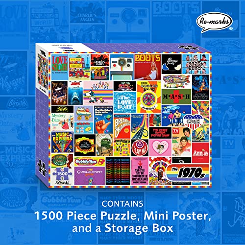 Re-marks 1970s Pop Culture Puzzle, 1500 Piezas para todas las edades miniatura 2
