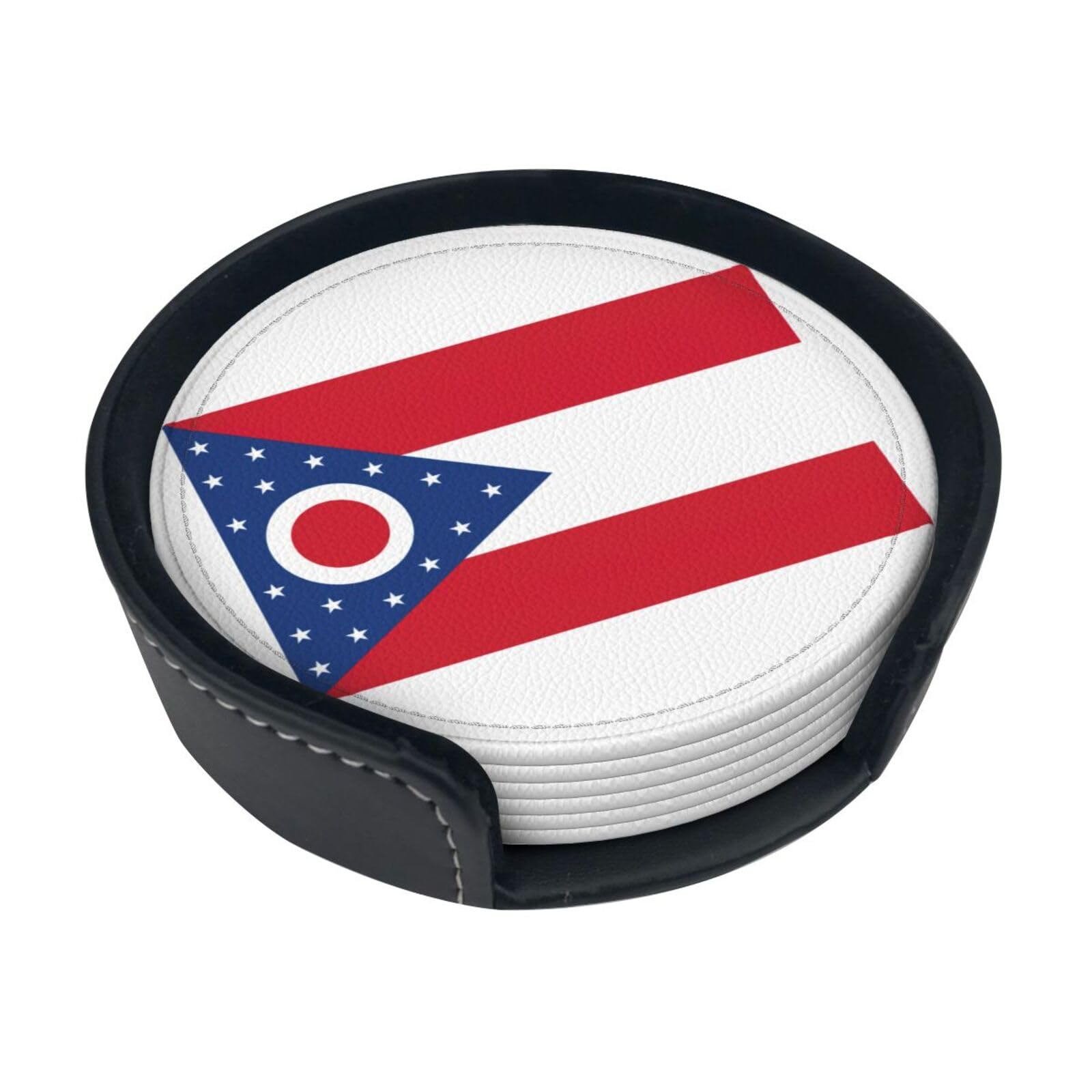 Dessous de verre drapeau de l'Ohio : l'accessoire idéal pour vos apéritifs