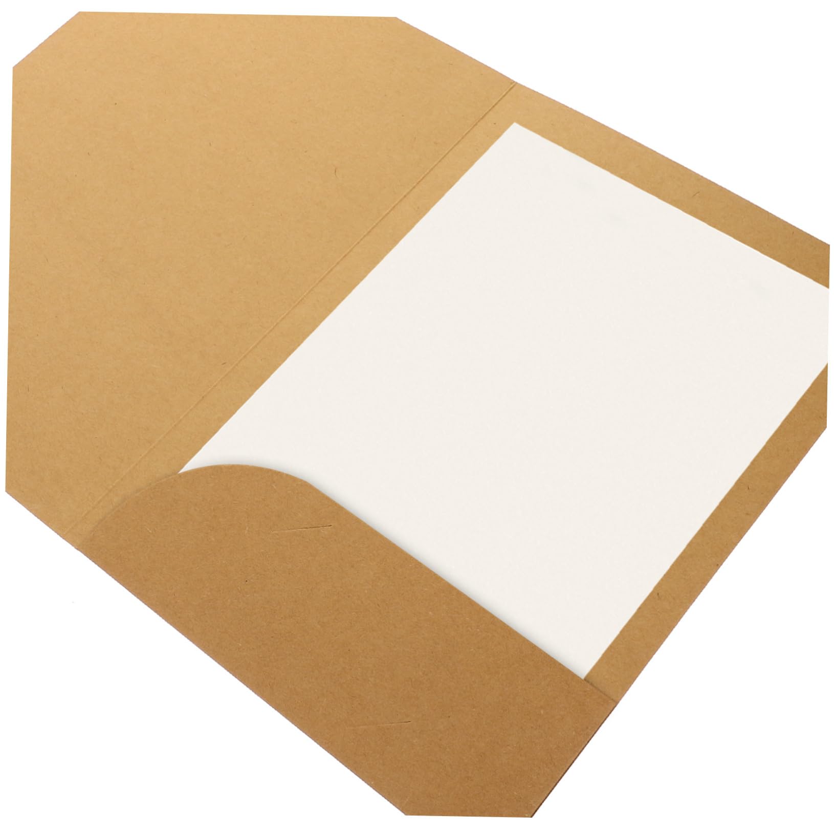 LALAFINA Klemmbretter A4 20 Stück aus Kraftpapier Präsentationsmappe als Dokumentenmappe für Büro Beschriftbar zur Organisation von Unterlagen