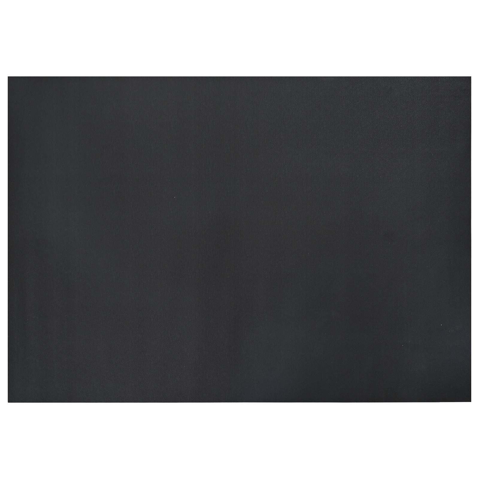 Sportowa mata ochronna z gęstego PCW, czarna, 243 x 152 x 0,6 cm, na bieżnię, trenażer domowy, trenażer, antypoślizgowa, tłumi wibracje, izolacja akustyczna i ochrona podłogi w