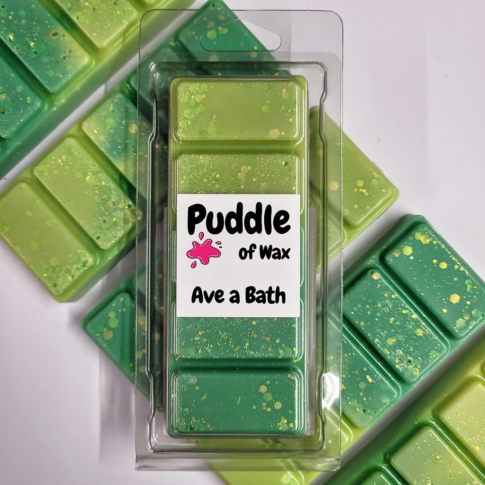 Puddle of Wax - Avobath Soy Wax Melt Snap Bar - 50g - Fruity Scent - Vegan Friendly - Made in the UK