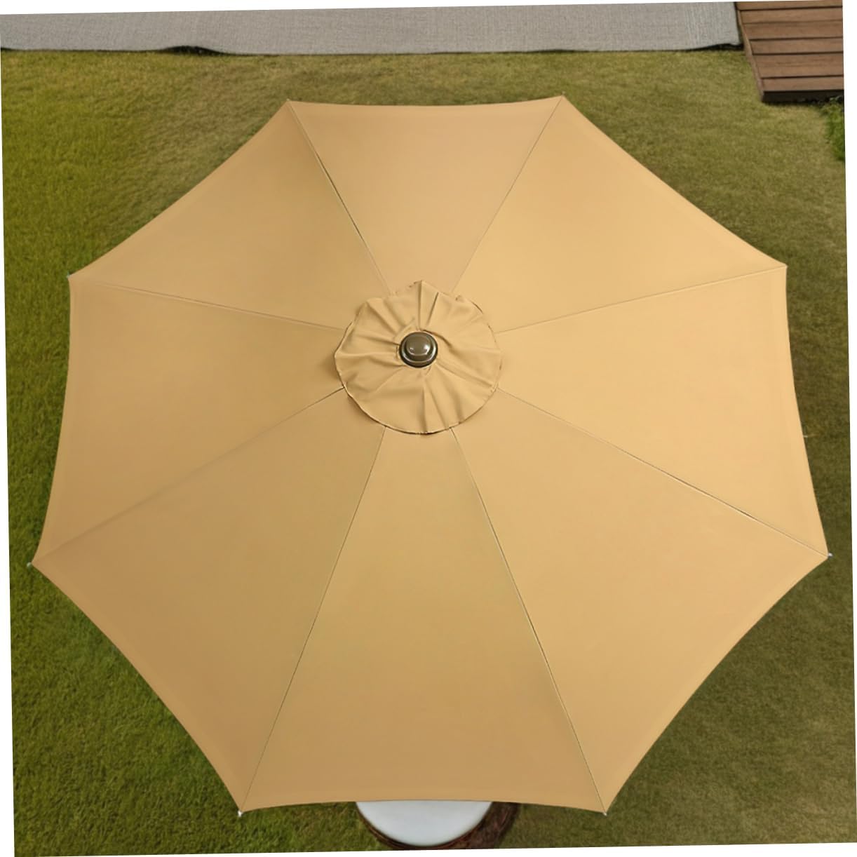 Patio Umbrella Replacement Canopy Top Cover for Ribs Umbrellas Fade Resistant and Durable Outdoor Sunshade for Garden Areas