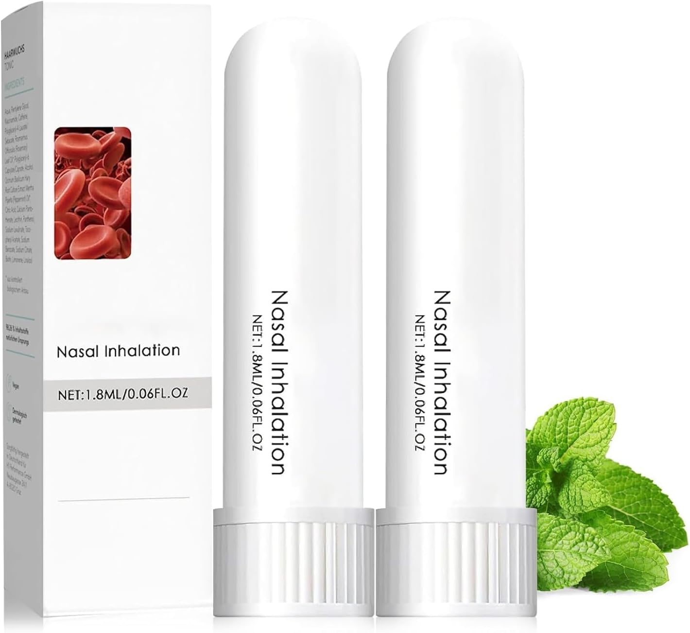 Alzclipp Inhaler, Alzclipp Memory Boost Nasal Inhaler, Anti-Aging Inhaler, Clean Your Nose and Enjoy Fresh Air Enhance Your Memory for Men and Women