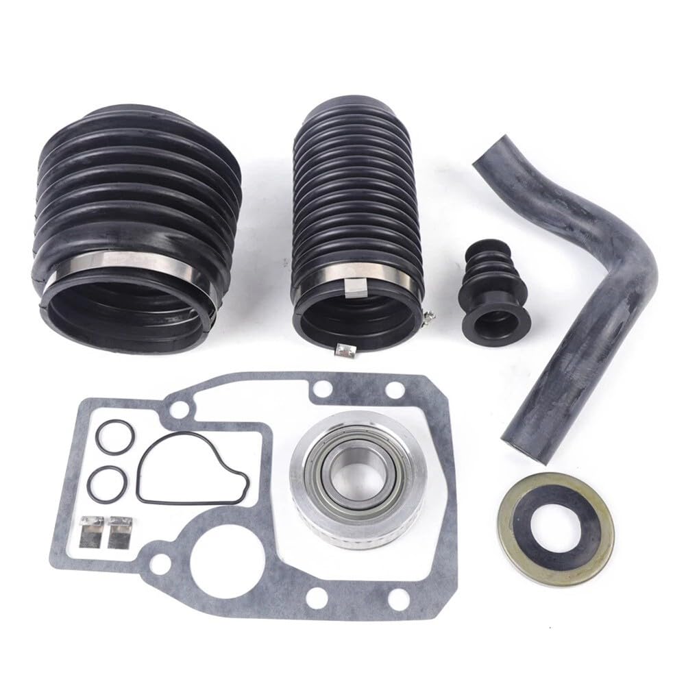 SPORTARC Kit de fuelles, juego de arranque de popa, rodamiento de cardán, para Penta SX-S SX-C SX-R DP-S, sustituye a 3841481 911826, piezas de reparación de goma
