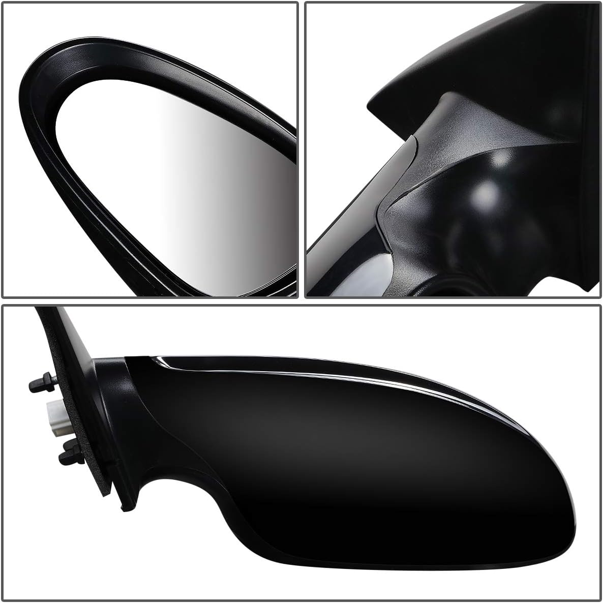 Auto Dynasty NI1320141 OE Style Powered + Heated Driver/Left Side View Door Mirror Compatible with Altima 02-04