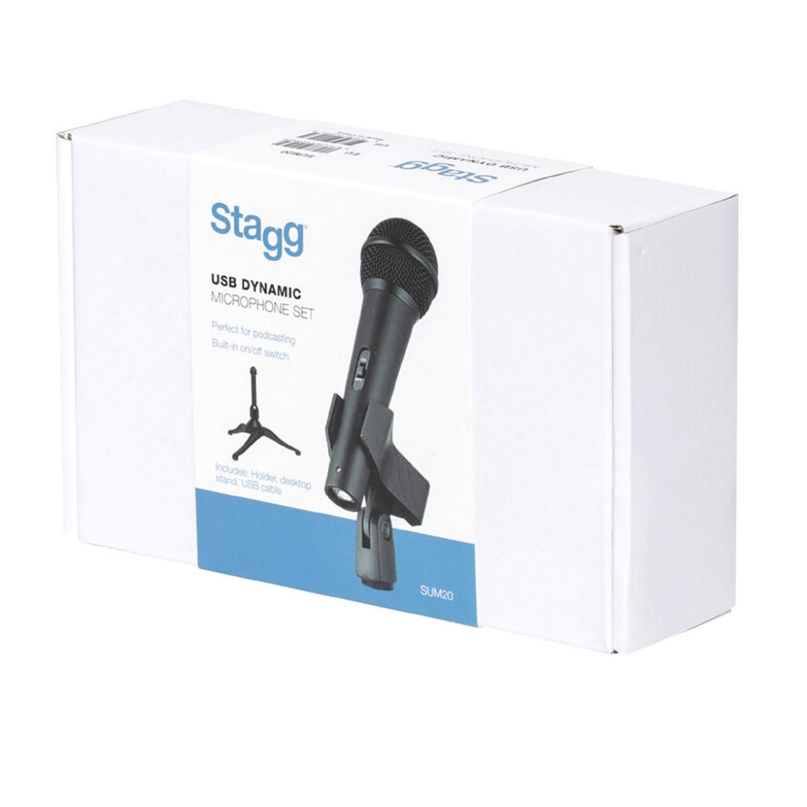Stagg SUM20 Dynamisches USB-Mikrofon für Podcasts