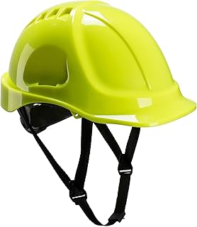Portwest PS54 Casco de Seguridad Ligero para Construcción Endurance Amarillo