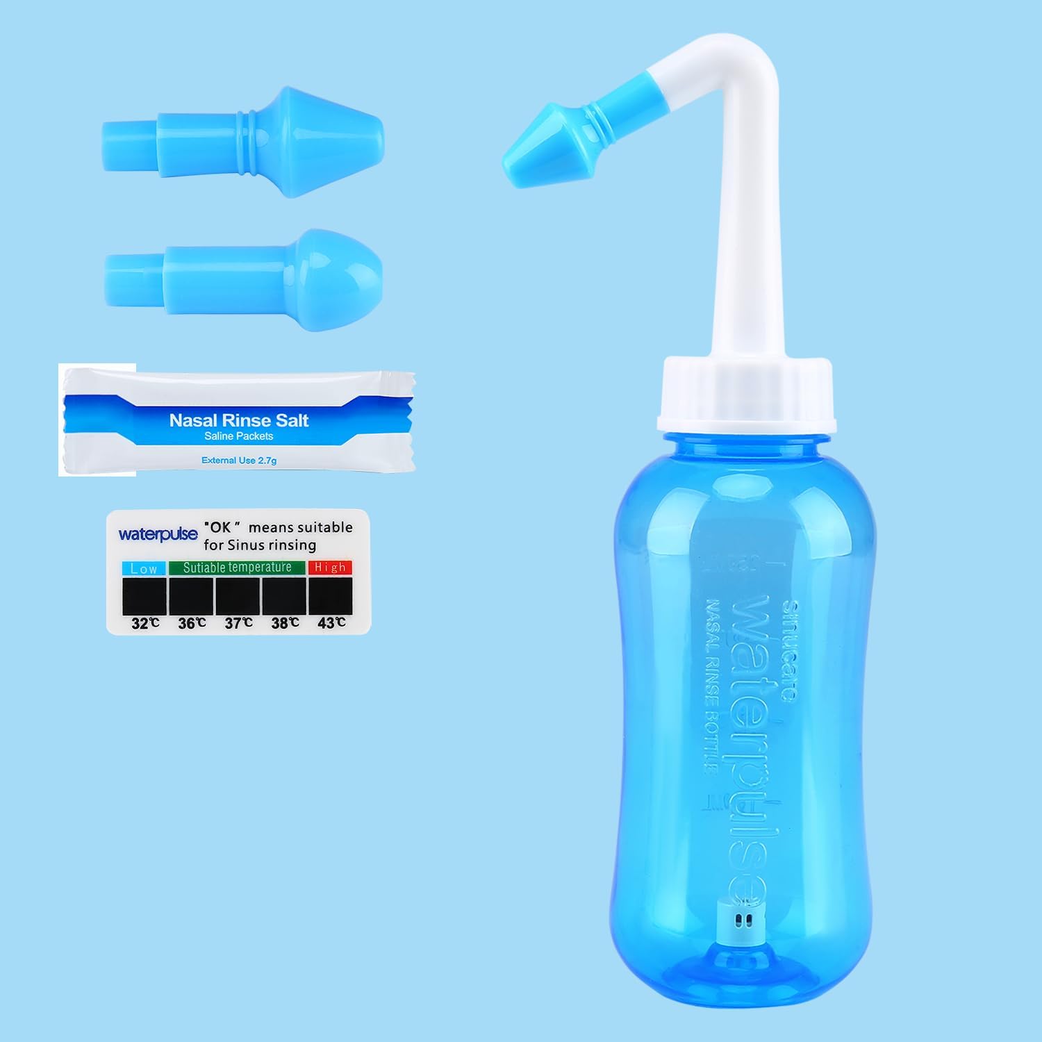 Neti Pot Sinus Rinse Bottle Nasal Wash Bottle Nose Wash