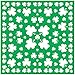 Beistle 30696 Shamrock Bandana, 22 by 22-Inch