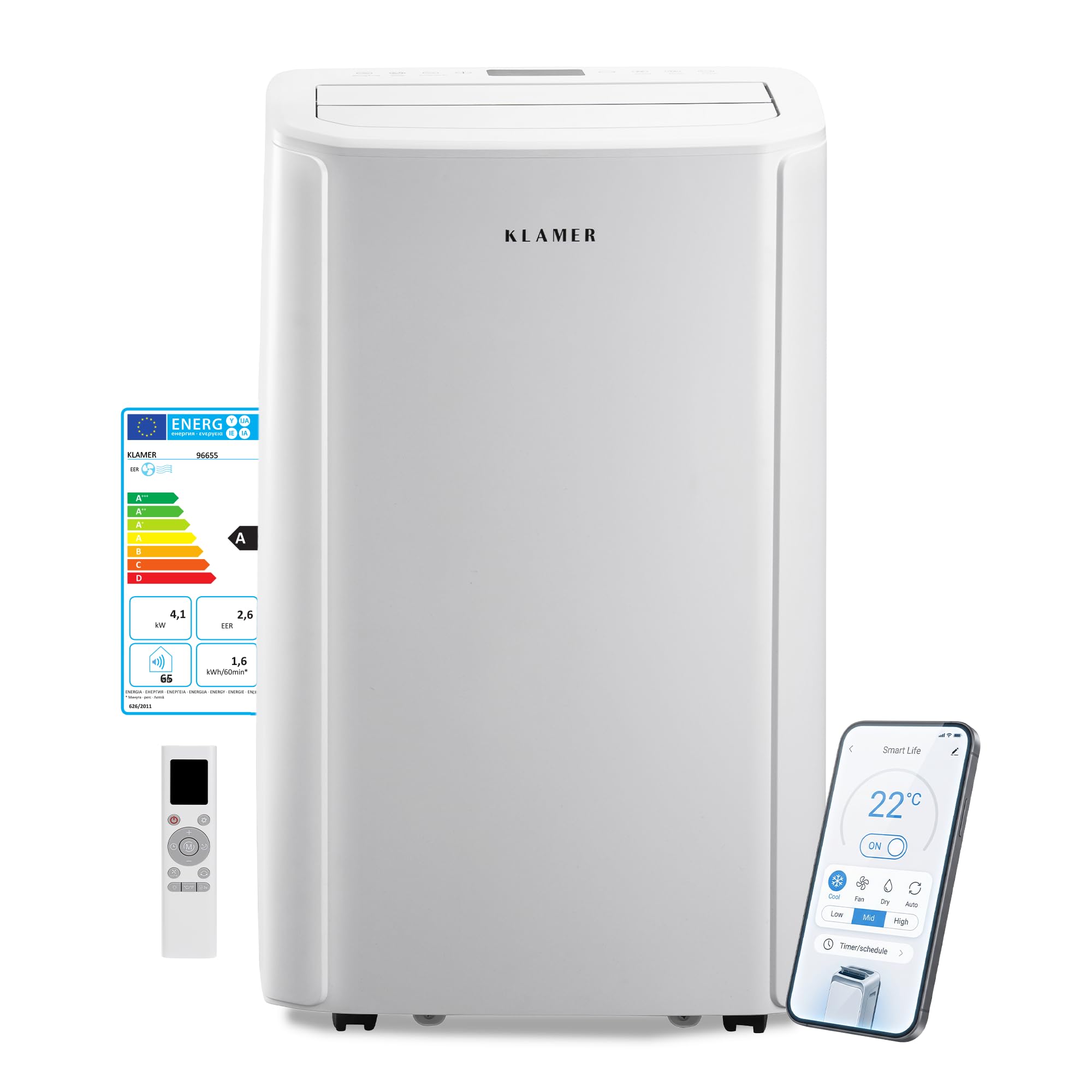 KLAMER Mobile Klimaanlage