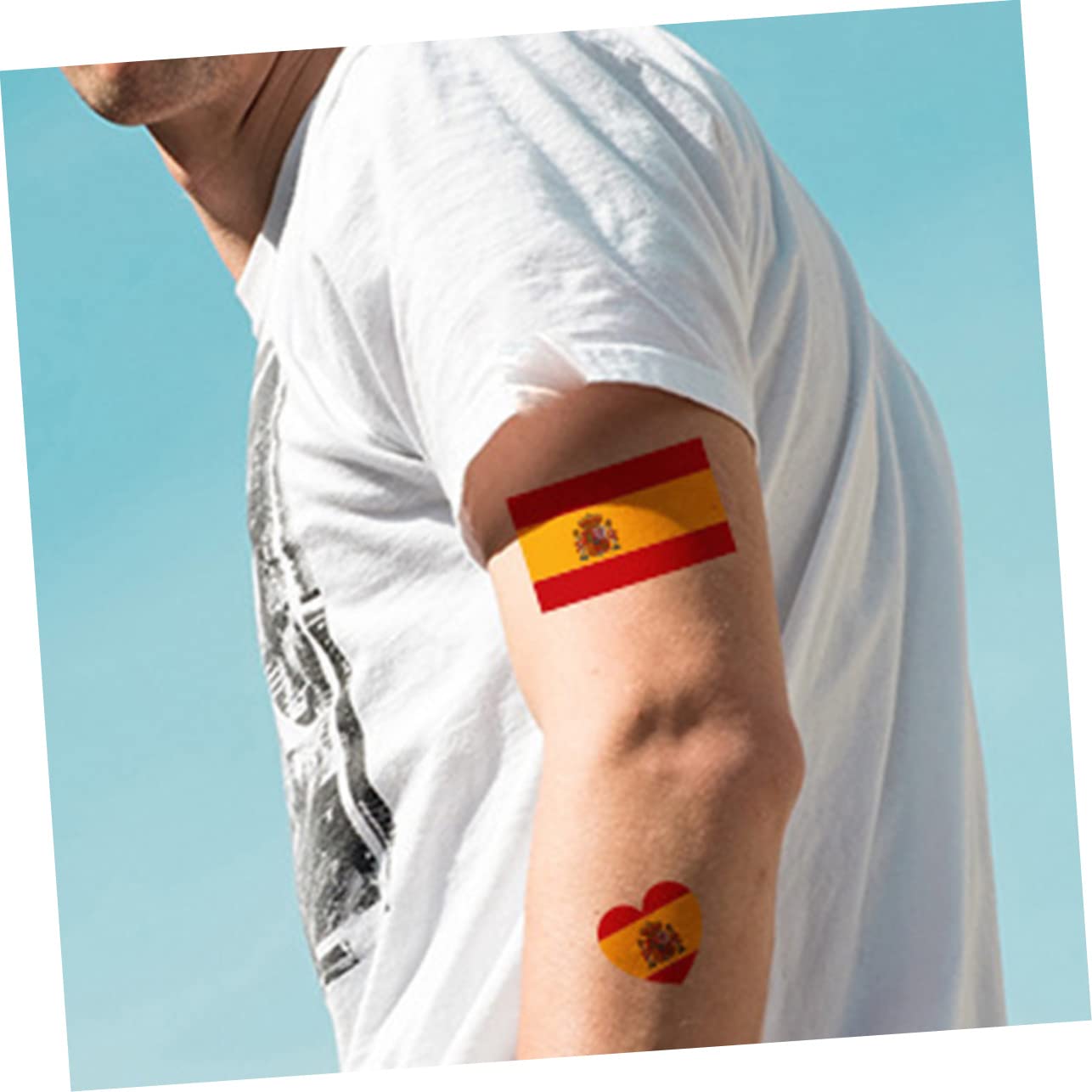 464piezas Calcomanías De Banderas Del Mundo Tatuajes Temporales Patrióticos Para Decoración Facial y Corporal Eventos Deportivos y Festivales