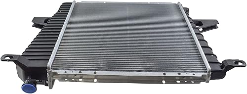 Miniatura 3 de TRQ Conjunto de radiador Tanque de plástico con núcleo de aluminio compatible con Ford Ranger V6 1995-1997 4.0L sin CA 1995-1997 Ford Ranger V6 3.0L