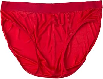 Mens 100% Mulberry Silk Briefs Low Rise Underwear Classics Satin Panties,Four Seasons