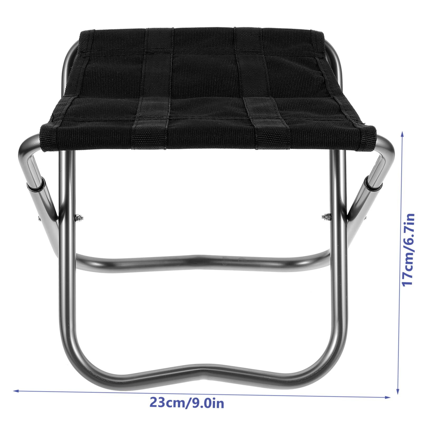 Amosfun Portable Folding Camping Stool Lightweight Bench Ergonomic Design Versatile Use for Fishing Outdoor Activities and Home Capacity