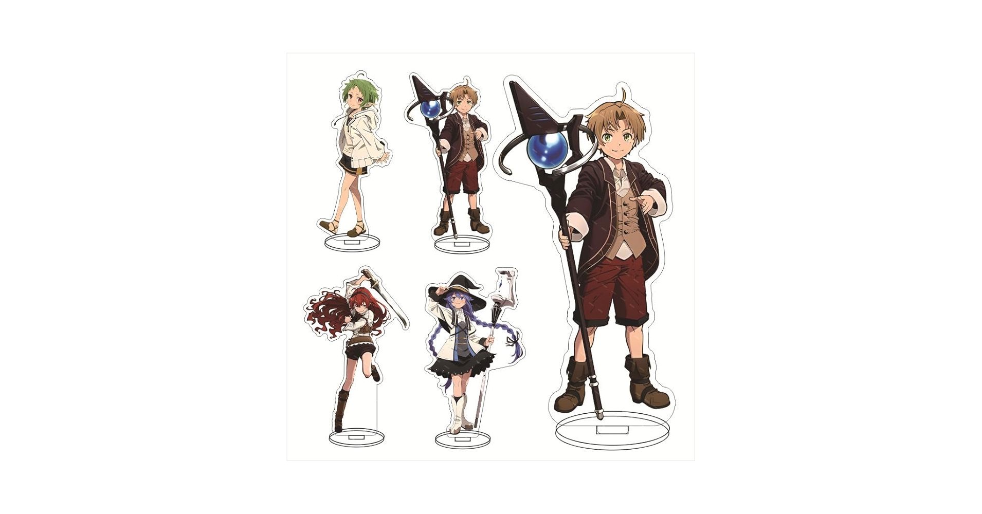 無職転生 アクリルスタンドセット 15cm Amazon.co.jp: 無職転生 アクリルスタンド セット 台座あり 両面