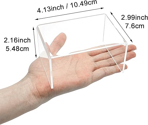 Miniatura 5 de 2 juegos de elevadores de exhibición de acrílico (4, 5, 6 pulgadas), soporte para productos (4 x 5 x 6 pulgadas) elevadores transparentes)
