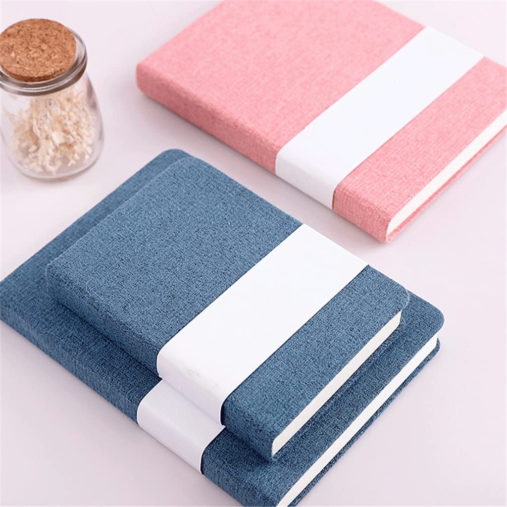 SePKUs Línea de papelería para reuniones y cuaderno en blanco, manual, tablero de escritura para diario en blanco ordinario con rayas (estilo a)