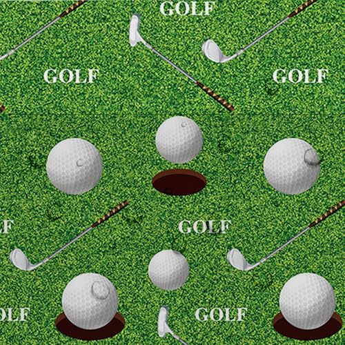Image of Golf Party Decorations Tablecloth, 3Pcs Disposable Golf Birthday Party Tablecover Supplies, Golf Table Decorations for Golf Lover Baby Shower 1st 2nd Birthday, 55in x 86in