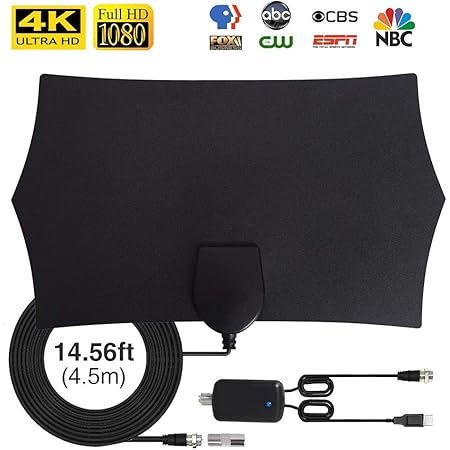 Tv Antenne Max 120 Meilen 200 Km Laufzeit Dvb T Amazon De Elektronik