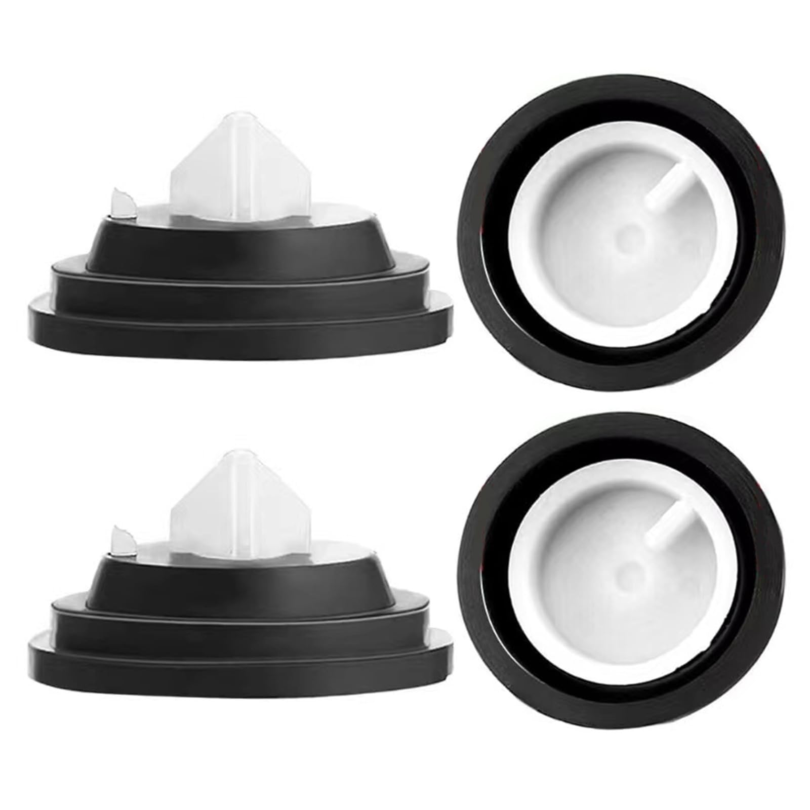 Buxuaaaa 4 Pack Practical Sturdy Silicone Diaphragm For Toilet Tanks Inlet Valves Accessory For Property Maintenance And Repairs Leak Proof Toilet Seal