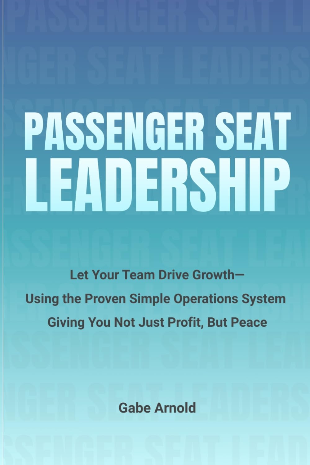 Passenger Seat Leadership: Let Your Team Drive Growth— Using the Proven Simple Operations System Giving You Not Just Profit, But Peace