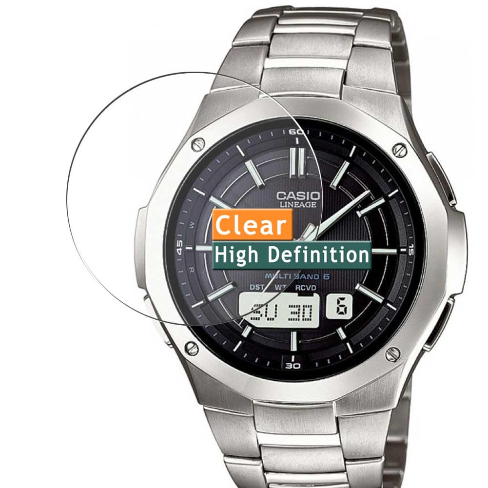 Vaxson 3-Pack Screen Protector, compatible with CASIO LINEAGE LCW-M150D LCW-M150DP LCW-M150, TPU Guard Film Protectors Sticker [NOT Tempered Glass]