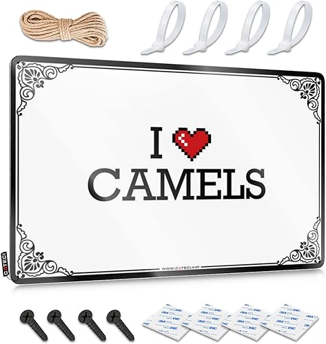 Bar Signs For Home Decor I Love Camels Tin Sign Backyard Decor Gifts For Home Decor (Color Colour, Size 30X40CM)