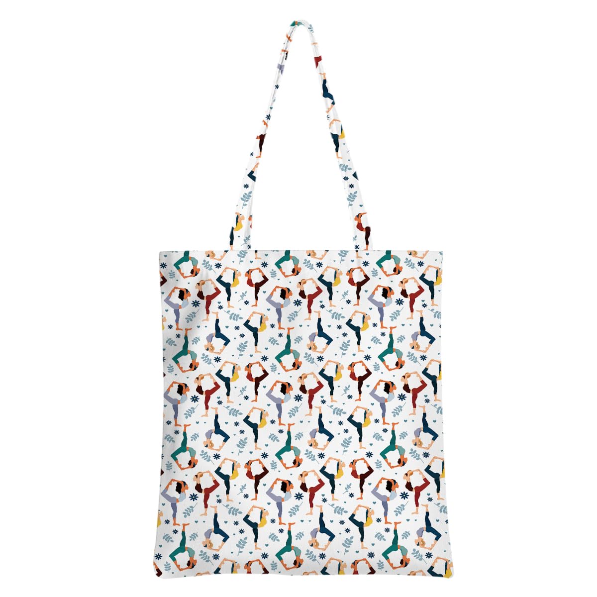 Yoga Tote Bag - Reusable Grocery Bags for Women, Beach Bag, Christmas & Birthday Gift, Weekender Bag