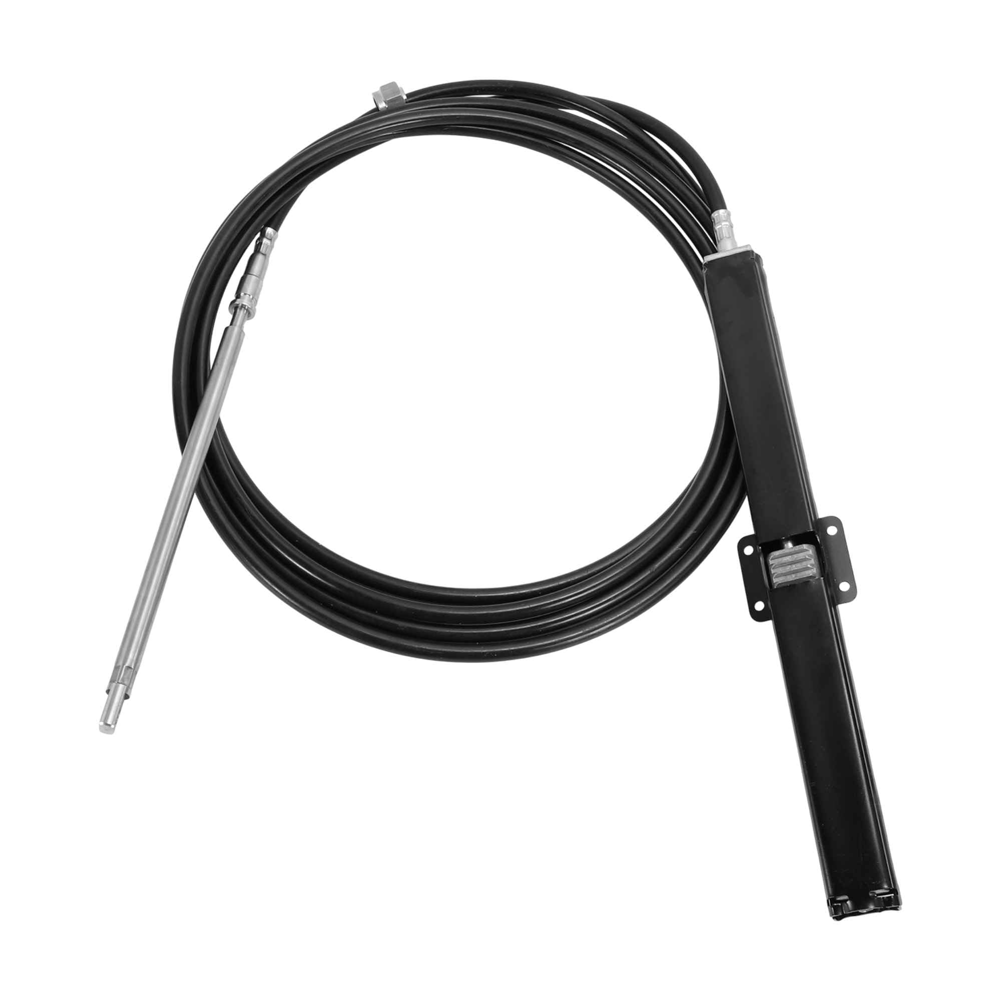 Photo 1 of Hihaha 19 ft No.SSC13419/SSC 134 19 Marine Boat Rack Steering Control Cable Black 1 Pc